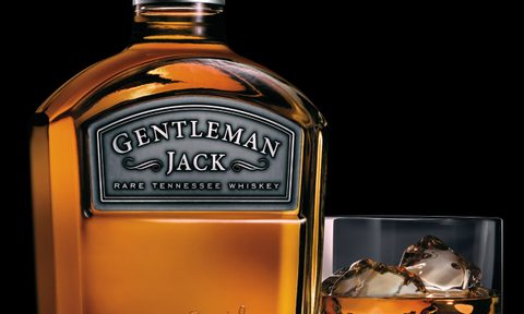 even a gentleman appreciates good cocktail gj bottle with rocks glass