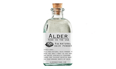 alder boutique all natural hair powder