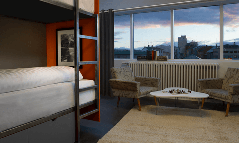 hotel and hostel meet in icelands hlemmur square