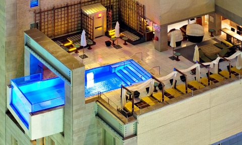 weekend in dallas the rooftop pool at joule