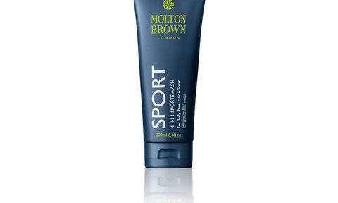 Molton Brown Sport Sportswash 4-in-1 soap shampoo face wash conditioner shave gel luxury designer