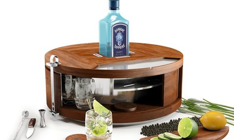 bombay sapphire gin wheel