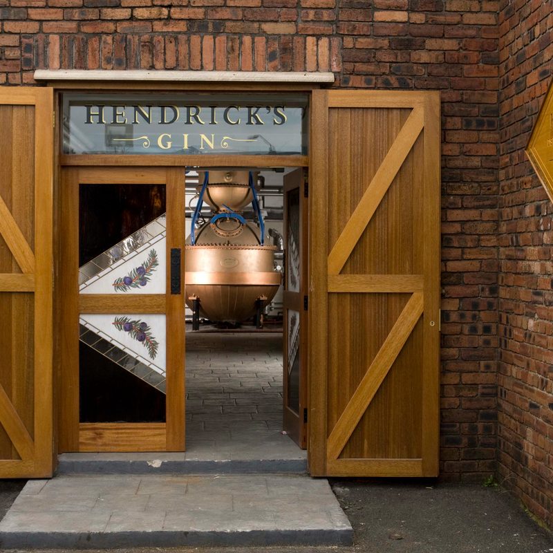 hendricks the gin for flavor connoisseur hendrick s distillery entrance