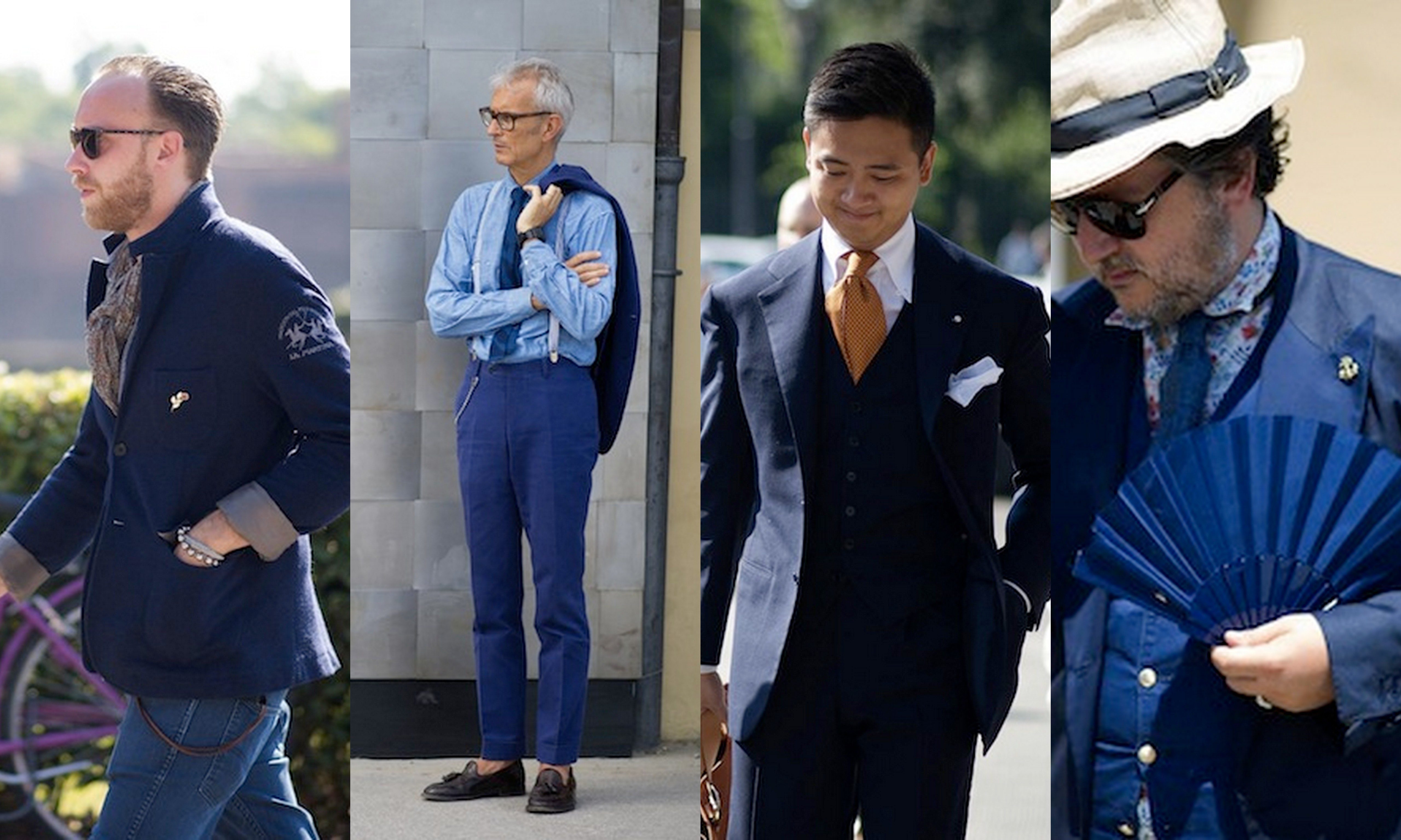 pitti navy blazers