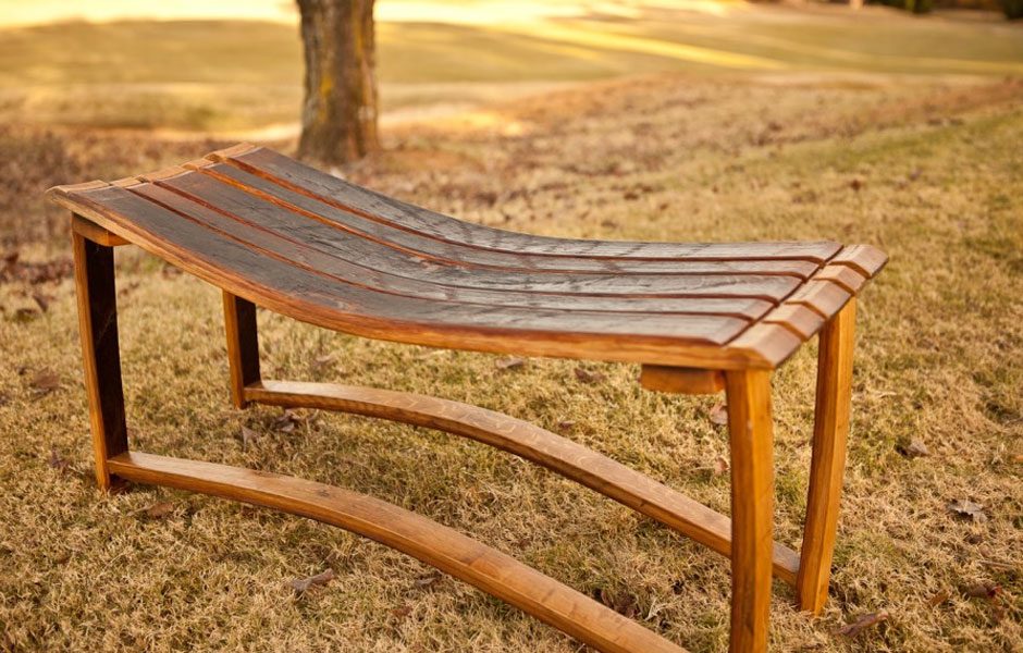 heritage handcrafted classic bench angle