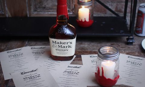 makers mark and strip steaks with chef preston clark