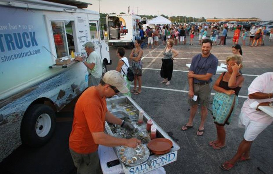the providence food truck scene shuckin