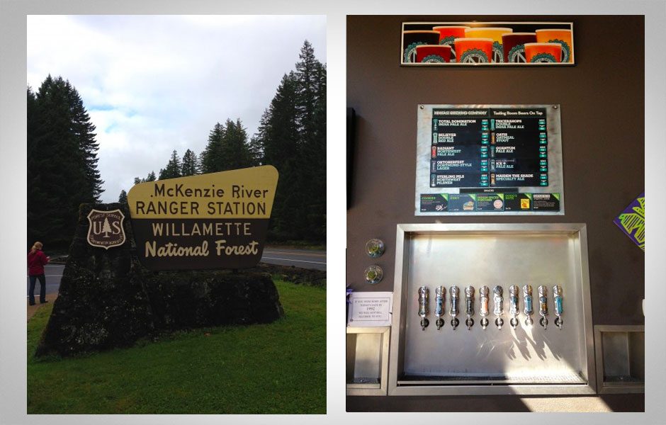 McKenzie River Ranger Station /Ninkasi Brewery, Eugene Oregon