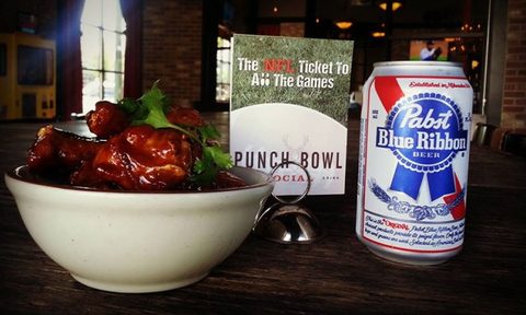 punch bowl social food drinks fun wrapped one venue punchbowl