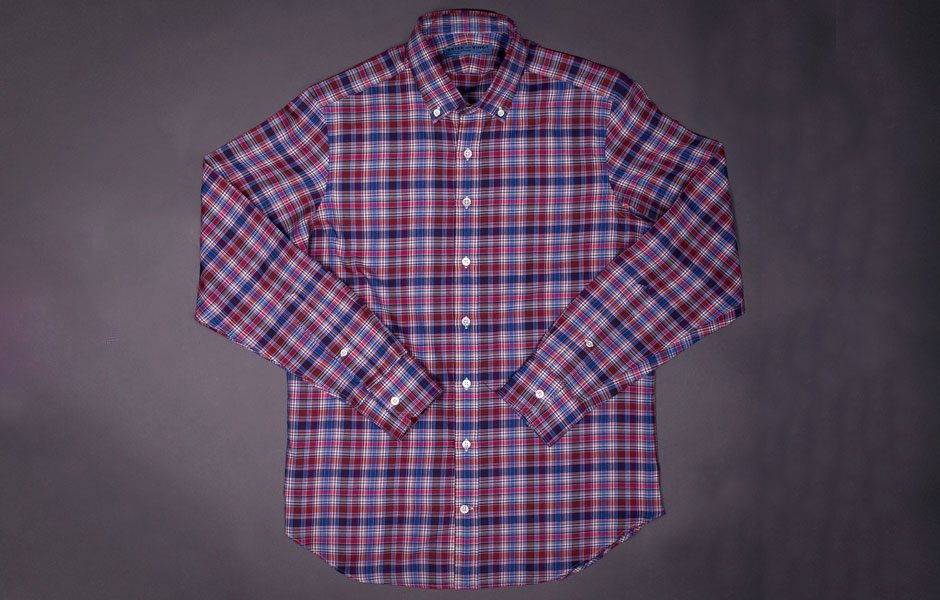 fall trend burgundy seize sur vingt button down