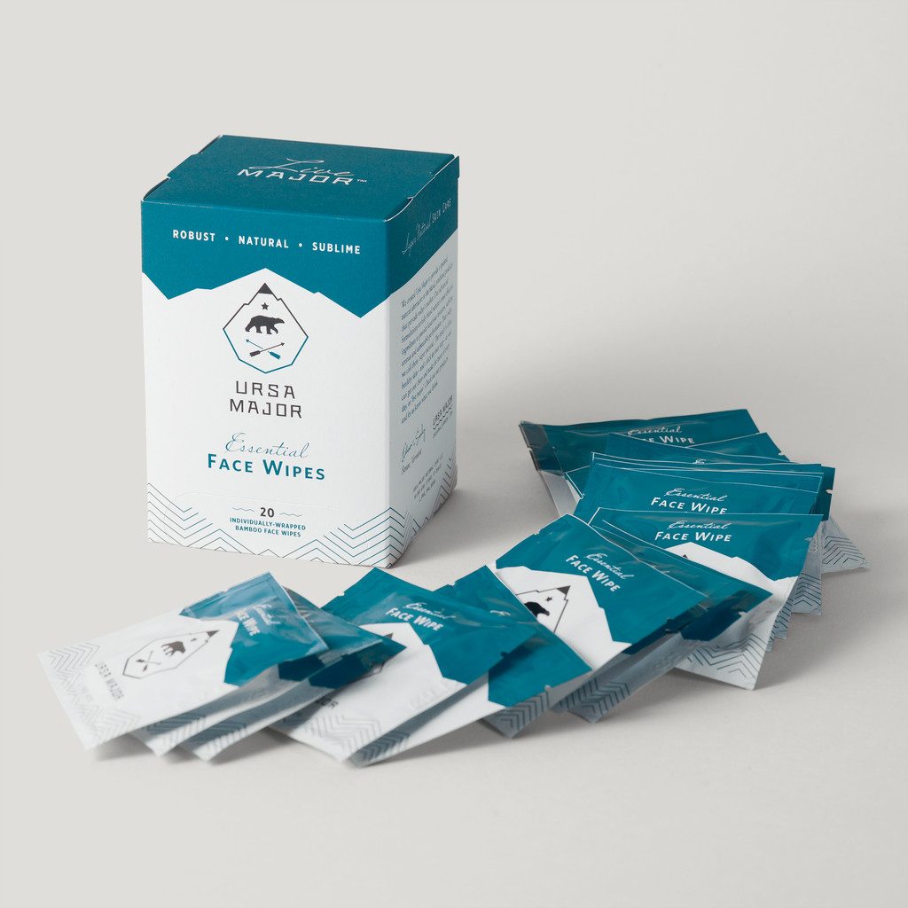 Hangover Helpers Ursa Major Men Face Wipes