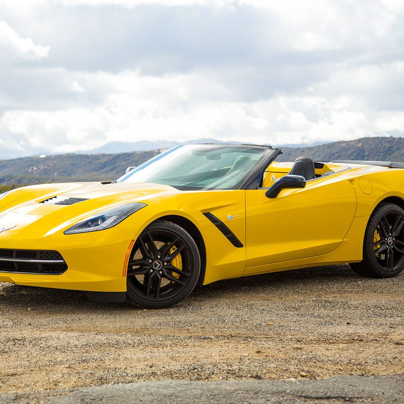 chevys new world class corvette first youll want retire 2014 stingray convertible front left angle