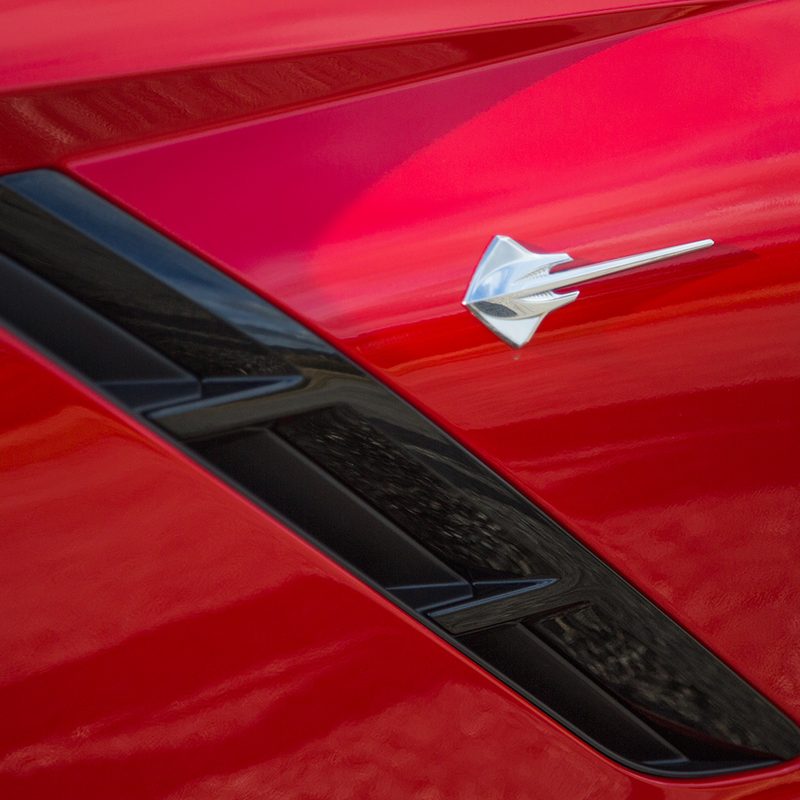 chevys new world class corvette first youll want retire 2014 stingray convertible red detail