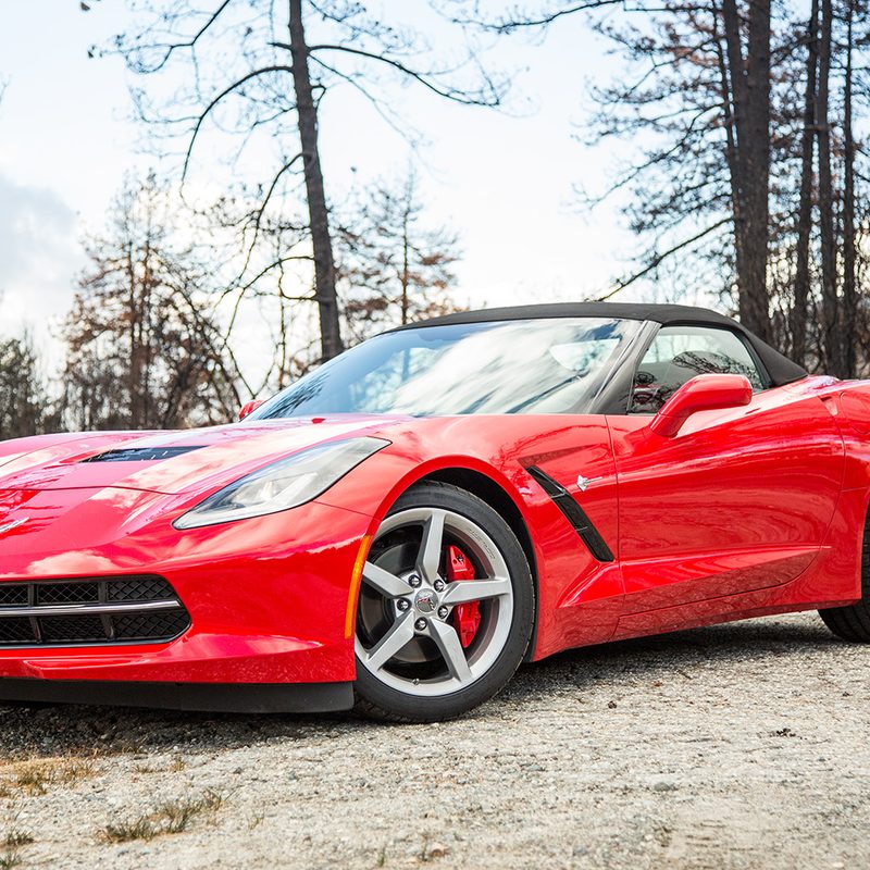 chevys new world class corvette first youll want retire 2014 stingray convertible red front angle