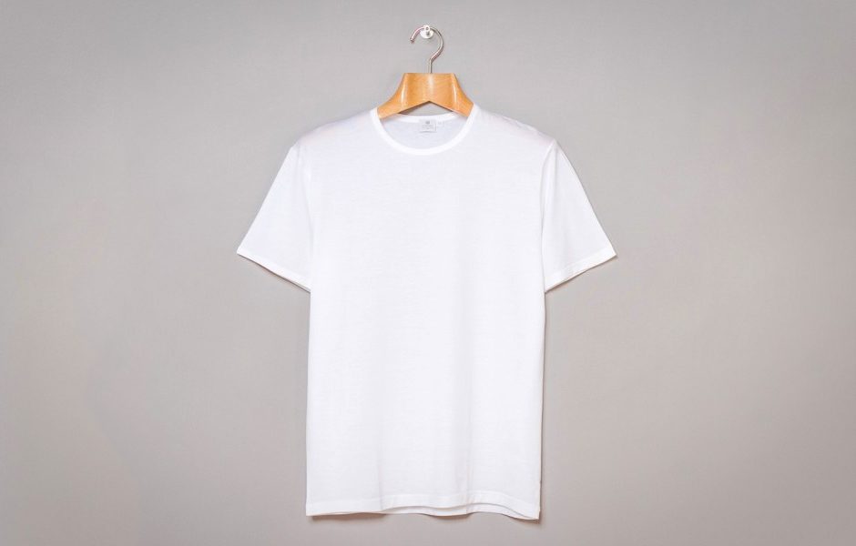Crew neck t shirt Sunspel