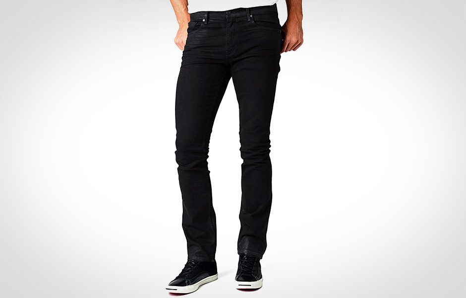slick style waxed denim paige