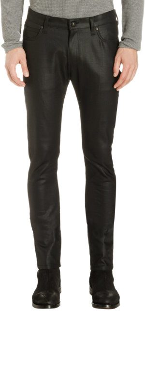 slick style waxed denim naked amp famous