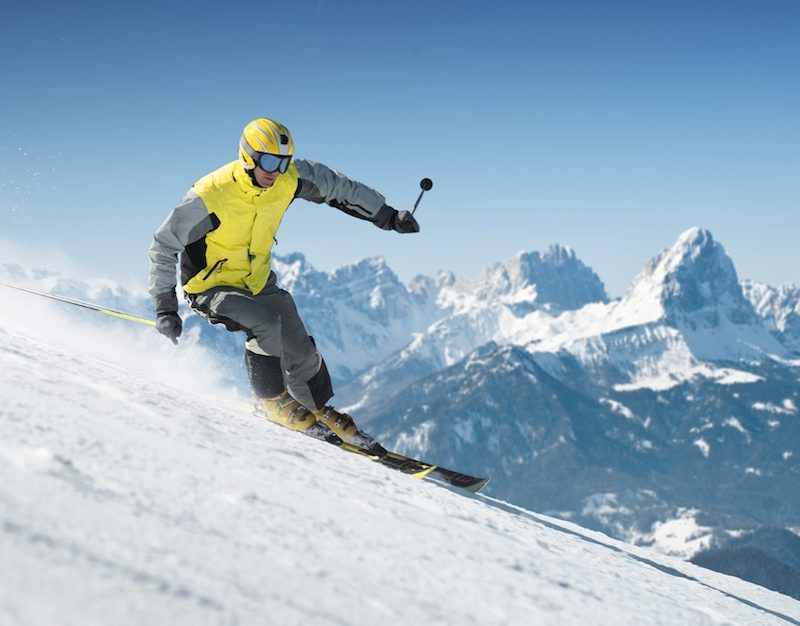 Downhill skier