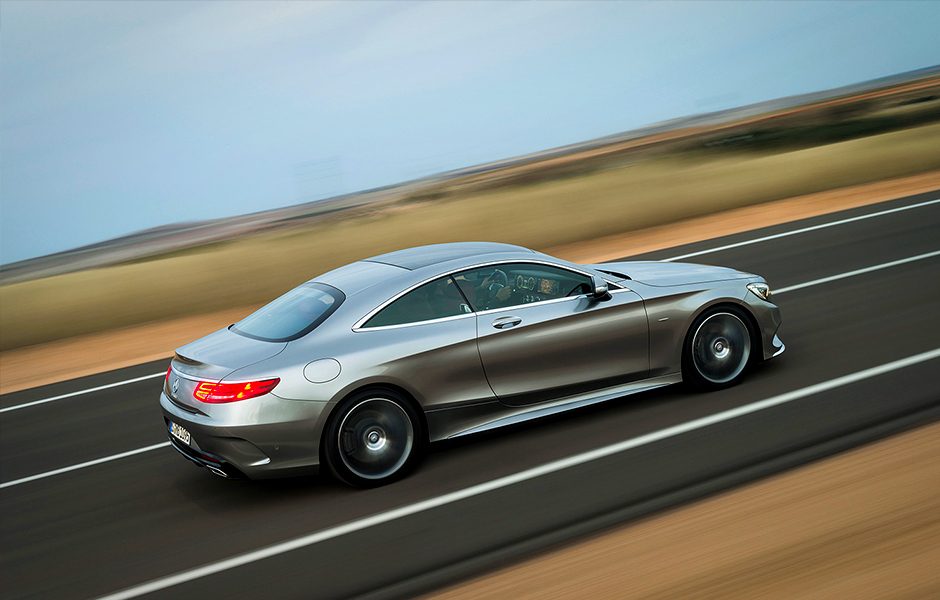 mercedes new s class coupe loves corners much actively leans 14