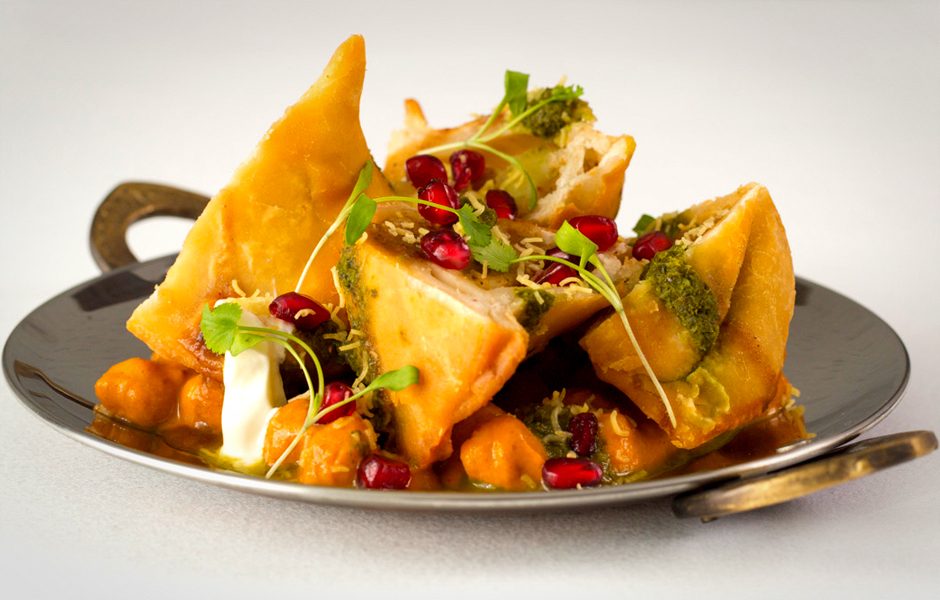 lanes london food globetrotters samosa chat
