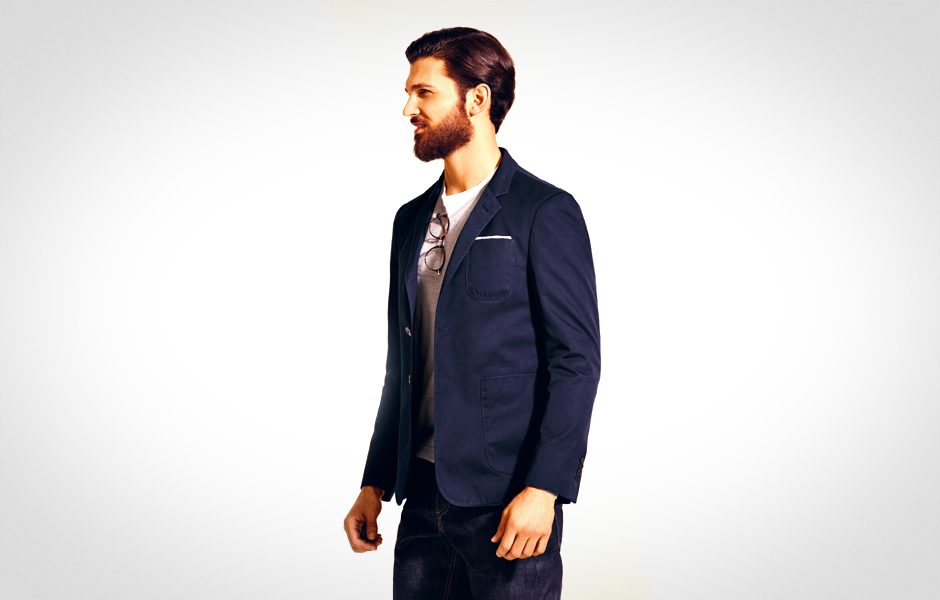 Voyage navy jacket