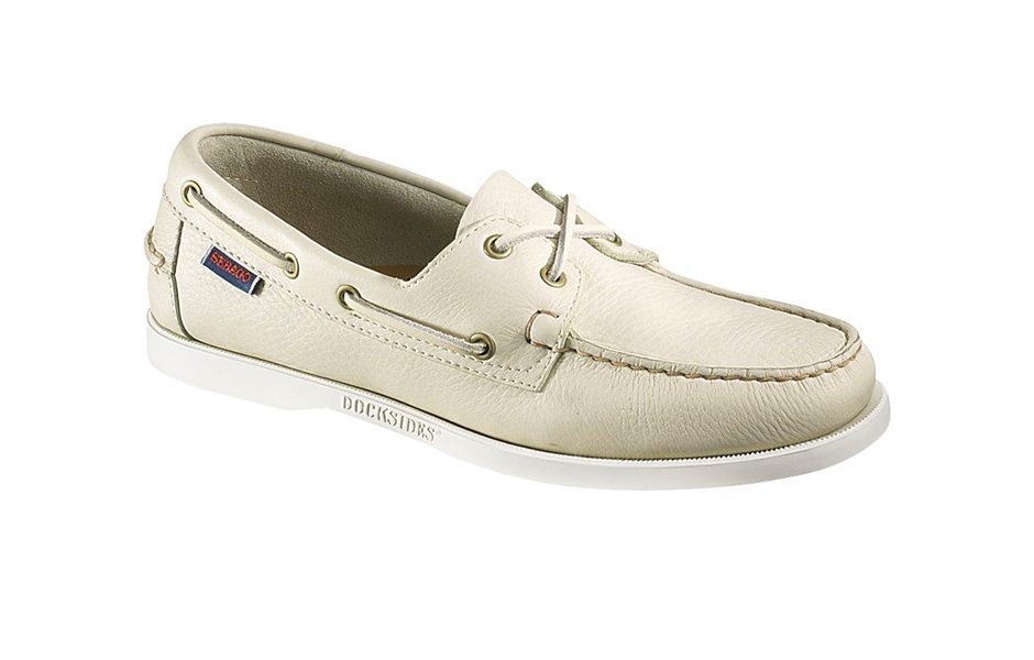 manuals guide wearing white sebago dockside ivory leather