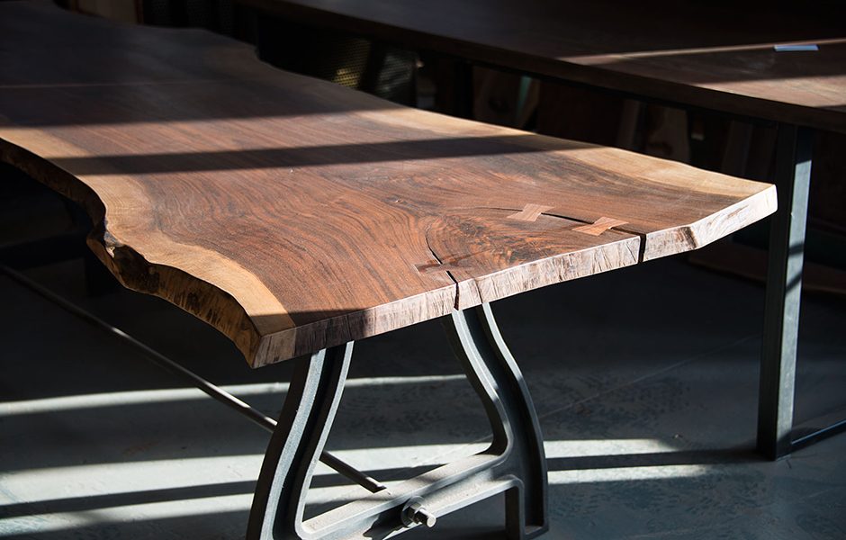 denalis stunning live edge wood furniture denali gallery 2