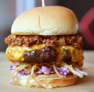 Dirty South burger at Chuck's