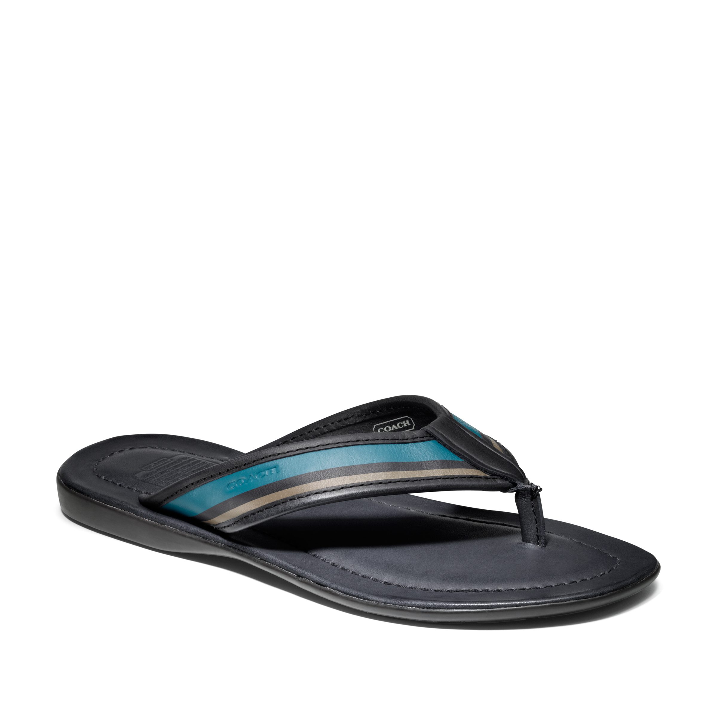 whats bag memorial day weekend parker striped flip flop navy amp charcoalcoach