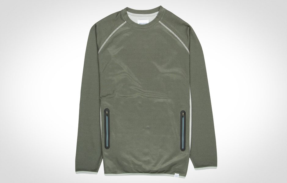 technical garments collection norse projects ellert bonded mesh top