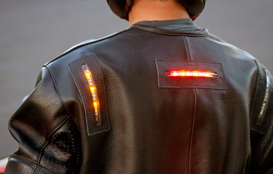 impulse motorcycle jacket brings hi viz leds low biker wear 3
