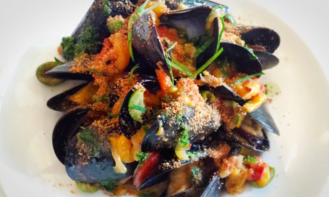 Mussels Piperade