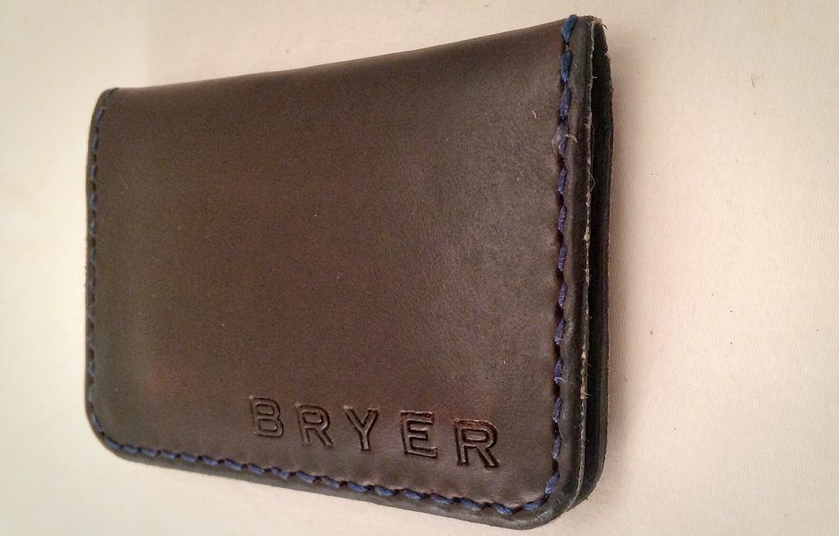 bryer leather made san diego wallet