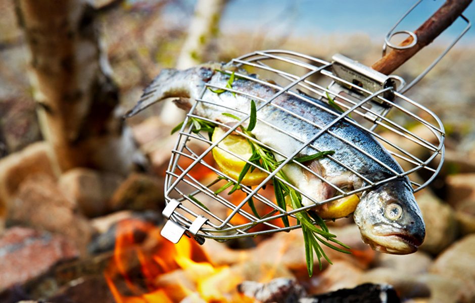 trekking beyond bare essentials grandpas fire grill