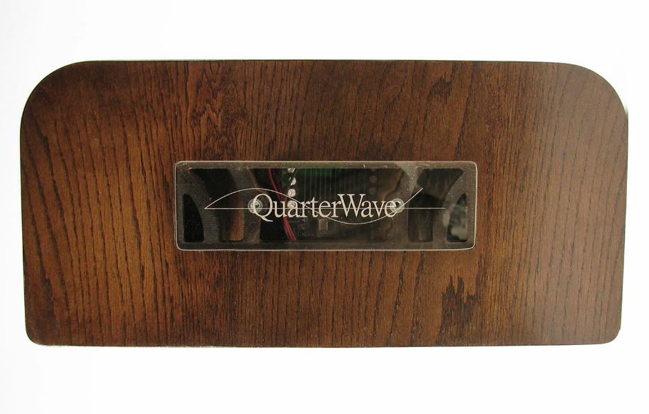 quarterwave wireless speaker equal parts awesome science gorgeous aesthetics espresso topside