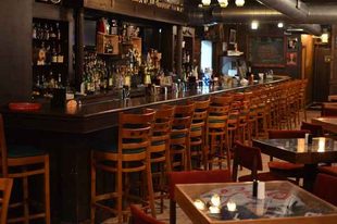 Butter Run Saloon in St. Clair Shores, Michigan, offers plenty of whiskey for imbibers. 