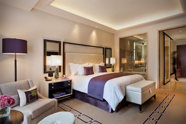 A room at The Langham Chicago.