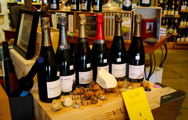 bottles of sparkling wine