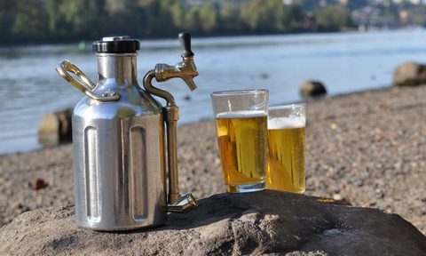 ukeg pressurized growler keeps beer going flat