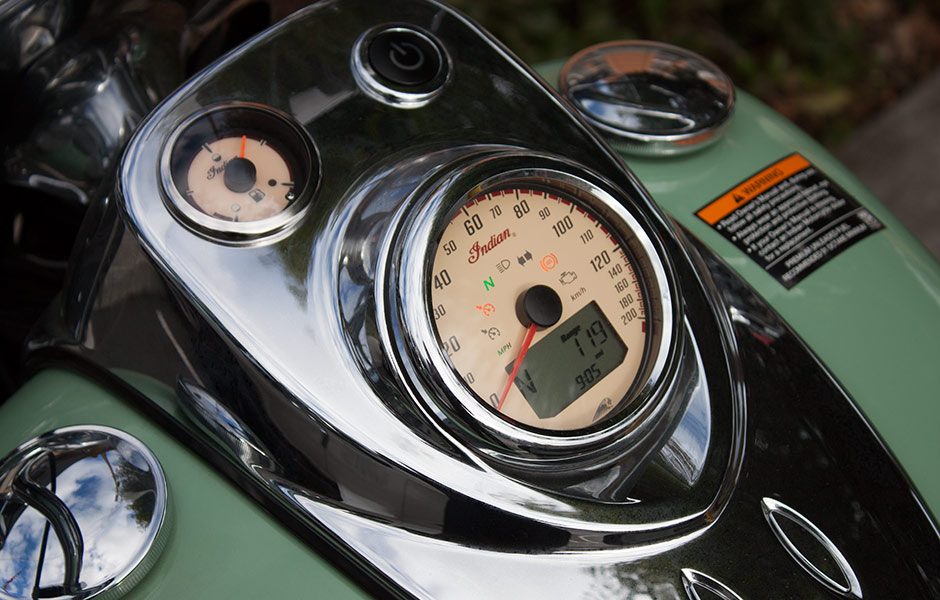 throttle jockey indian vintage combines class power comfort 2015 speedo2
