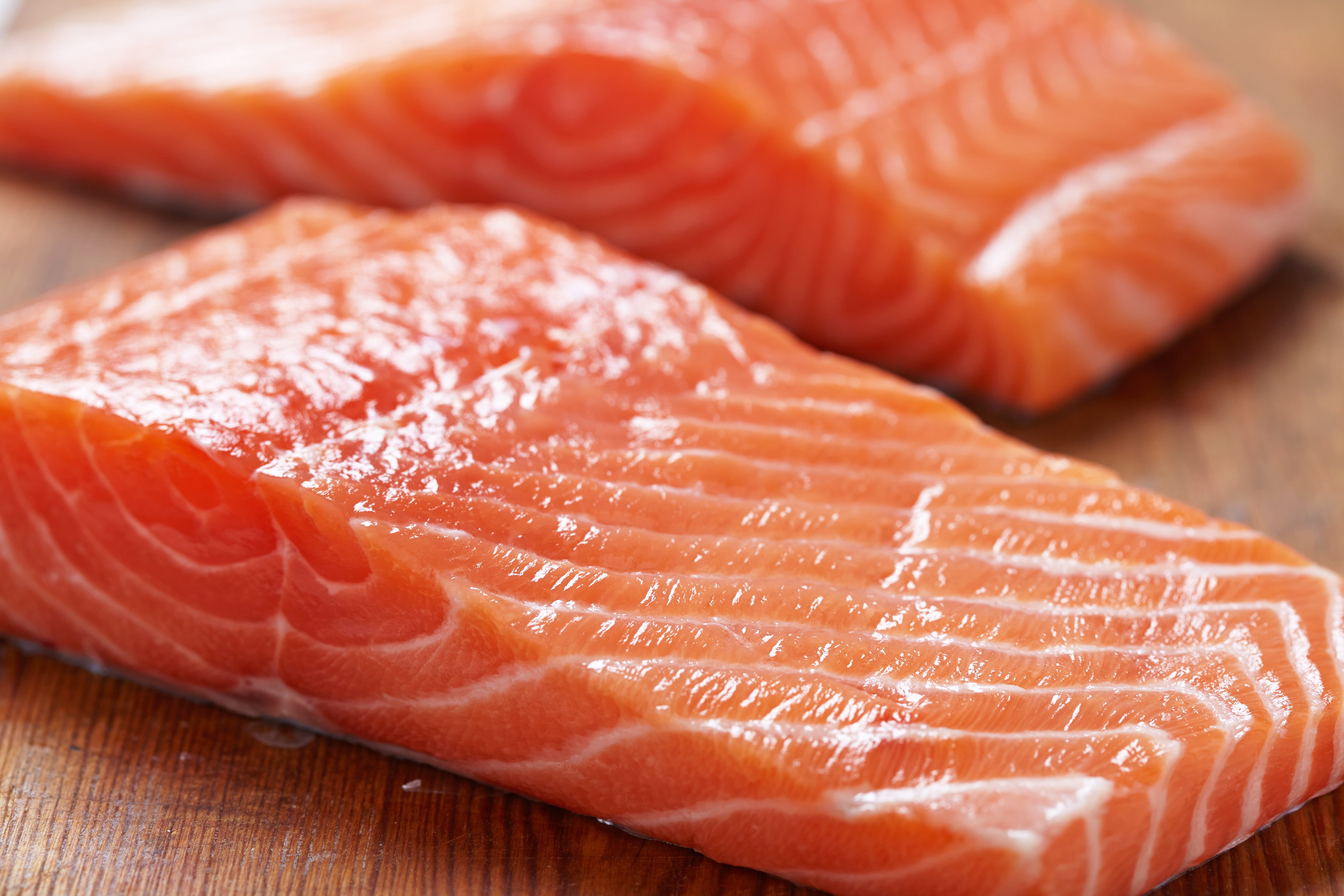 Manuka Glazed Roasted Side of Ora King Salmon.