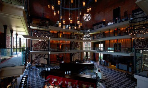 Lobby at The Liberty Hotel in Boston