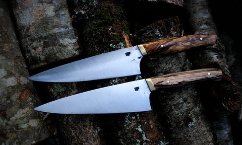 heartwood forge knives maple oak