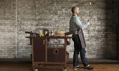 moore and giles sidecar bar cart