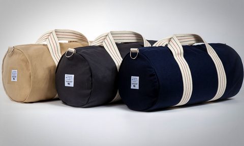 blue claw co and bespoke posts gym bag sweat variants