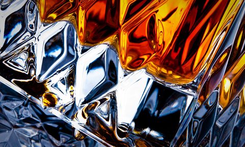 Closeup of a Whiskey Glass