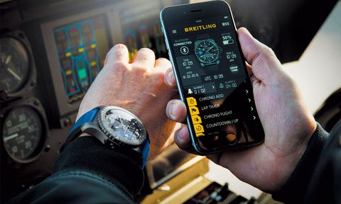 the manual wind breitling b55 connective smart watch b1
