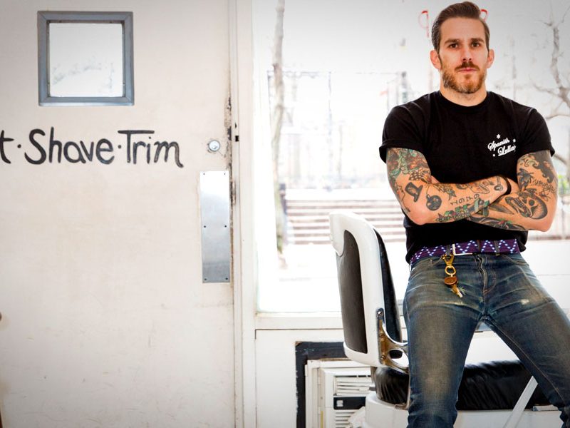 Rob McMillen of Blind Barber NYC