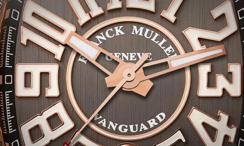 Closeup of a Franck Muller watch