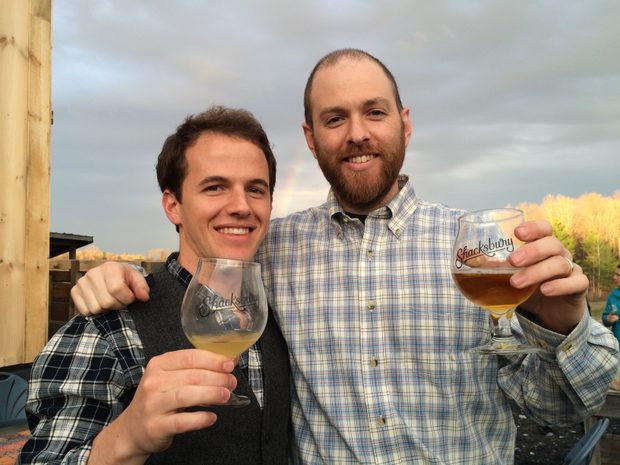 Shacksbury Co-Founders David Dolgino and Colin Davis.